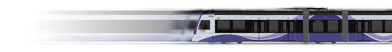 Purple Line Train Side Blur